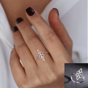 🍏50% OFF/3+...Witch's Knot Symbol Adjustable Ring (Silver)